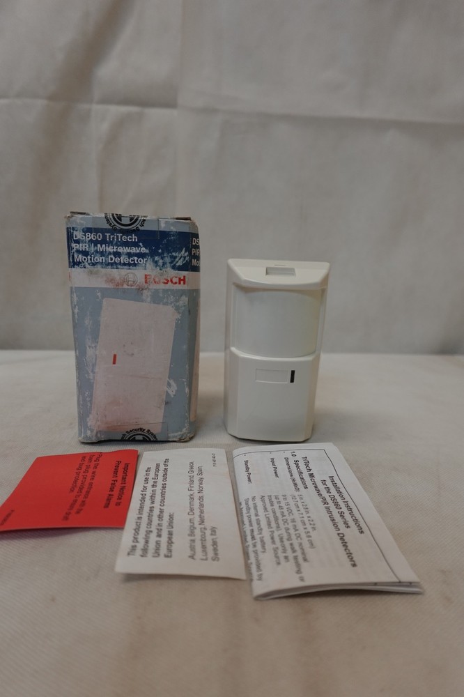 Bosch TriTech - Security System PIR Microwave Motion Detector - Model DS860 NOS