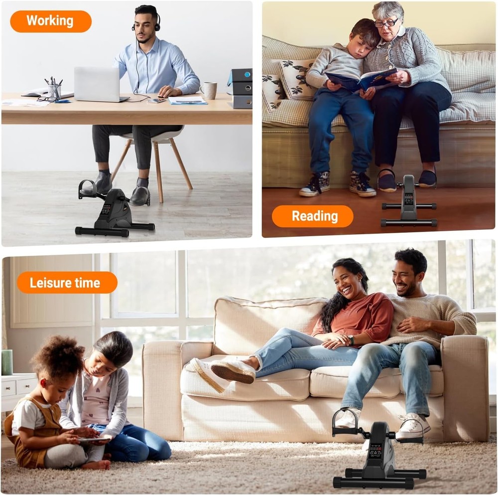 Under Desk Pedal Exerciser Mini Motorized Physical Therapy