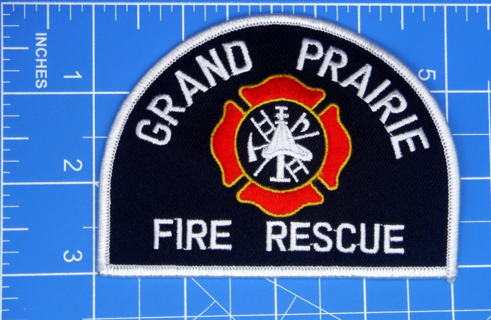 Grand Praire Texas Fire Dept patch-Bin A