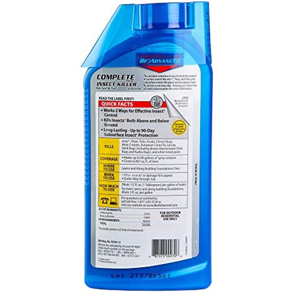 BioAdvanced 700270B Science-Based Solutions Grub, Ant & Mosquito Killer for