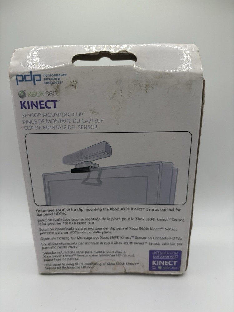 PDP Xbox 360 Kinect Sensor Universal Mounting Clip Microsoft Licensed NEW SEALED