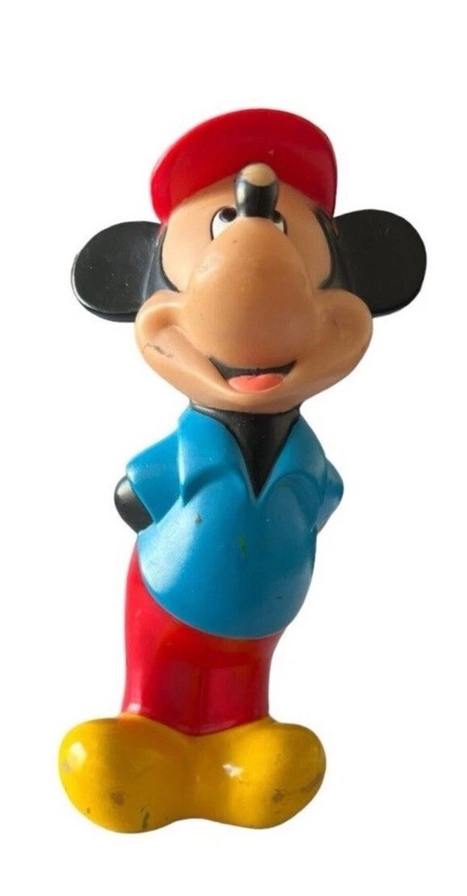 Vintage hard plastic Mickey Mouse Toy