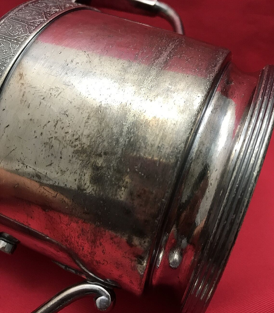 2 Pc Silverplated TEAPOT & COVERED WASTE Reed & Barton #2940