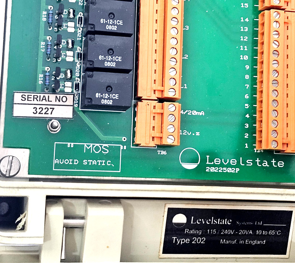 HMA LEVELSTATE TYPE 202 115/240V ELECTRONIC DRUM LEVEL INDICATOR