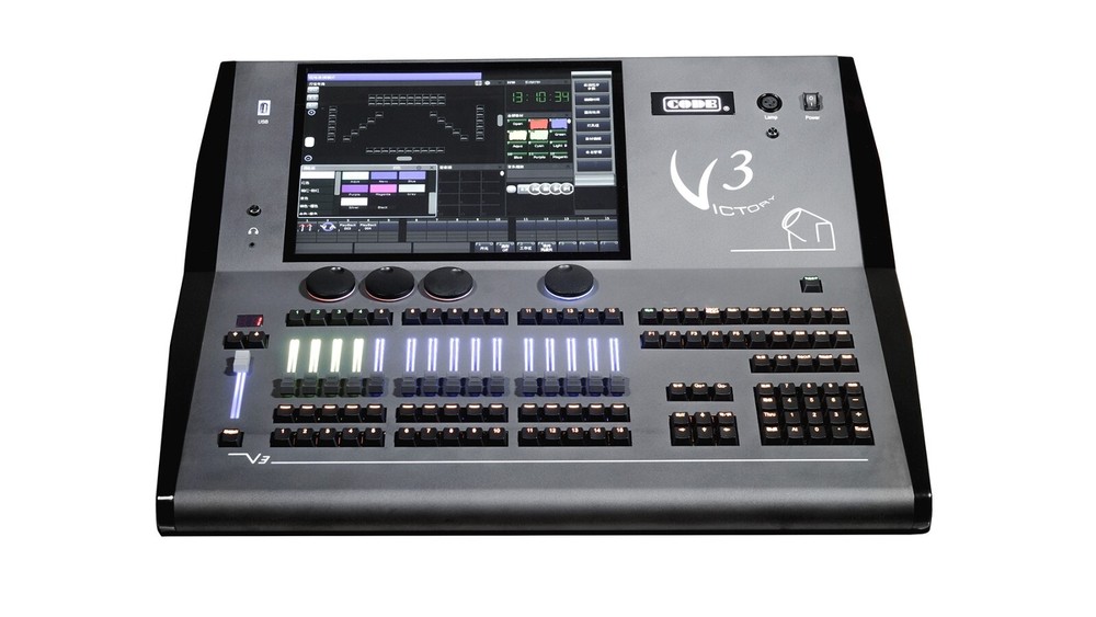 Code victory 3 light controller dmx512 console for stage dj show studio /case