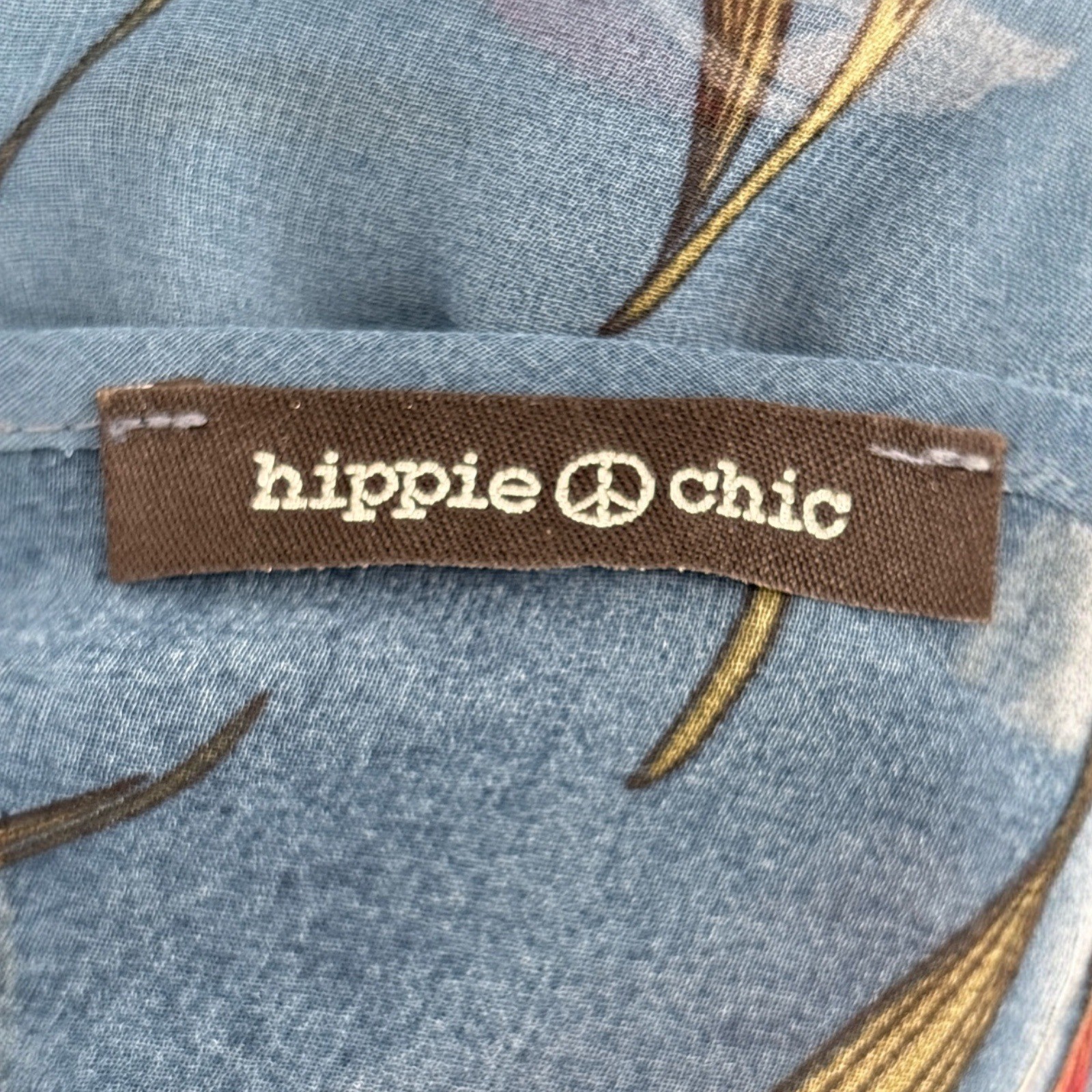 Sheer Floral Kimono Duster Women One Size Open Front Boho Hippie Lightweight