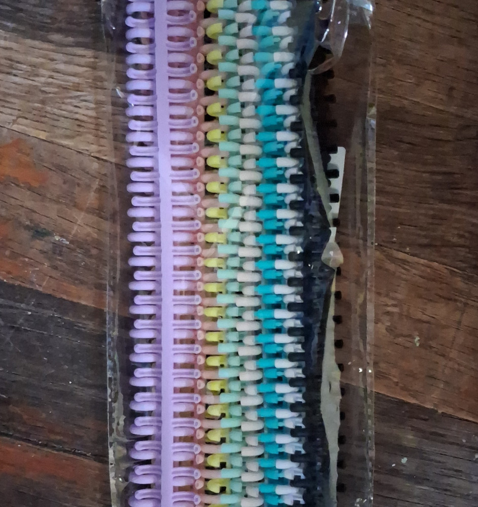 16 Pack Multicolor Comb Binding Spines for Notebook File Making