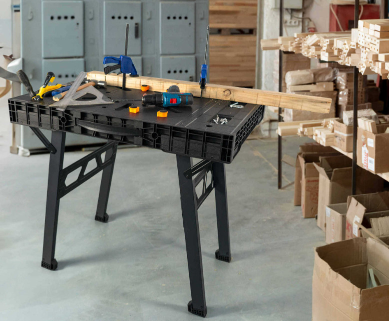 Portable Workbench Foldable Work Benches 1650LBS Capacity for GarageWorkshop