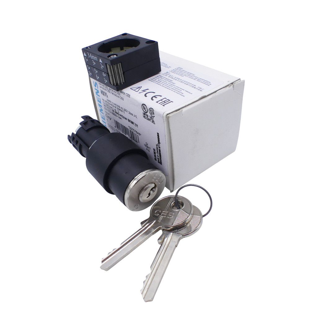 SIEMENS 3SB3000-4MF11 KEY SWITCH E:04 -unused-
