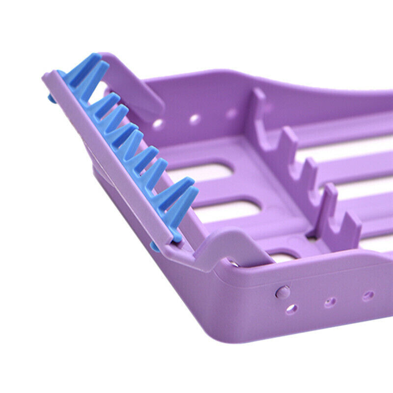 Dental Cassette Autoclavable Plastic Sterilization Rack Box 5 Instruments