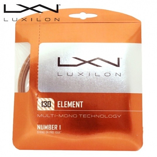 LUXILON Element 1.25/1.30mm 12.2m Tennis String Racquet Racket String Bronze NWT
