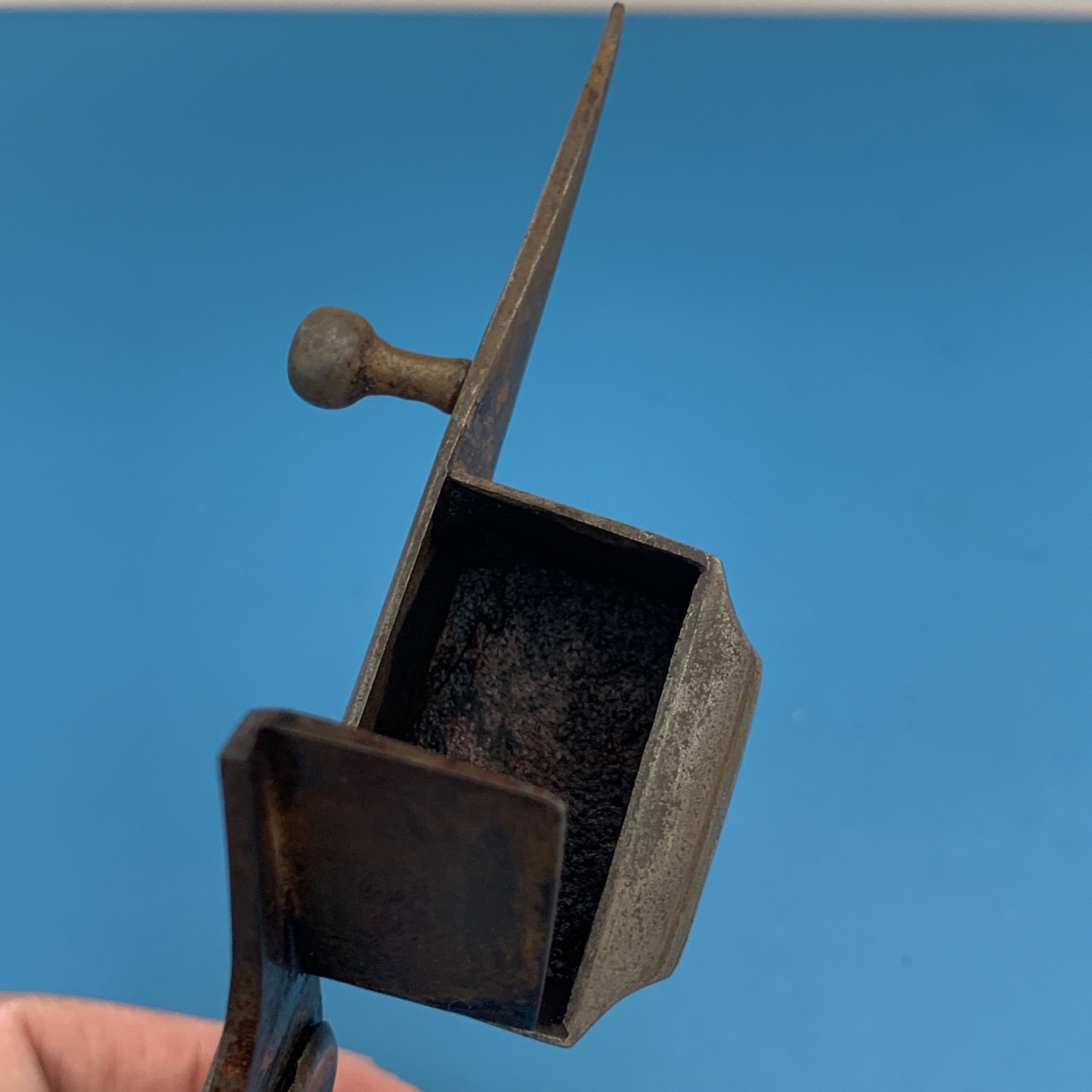 Antique 19th Century Victorian English Candle Snuffer Wick Cutter Scissors ~7”