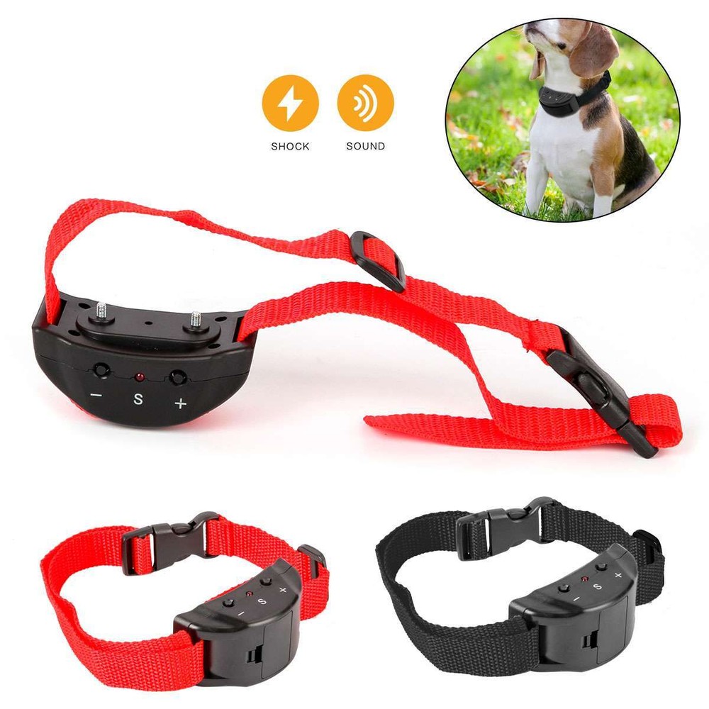 Automatic Anti Bark Barking Shock Control Collar Device Small Medium Large Dog