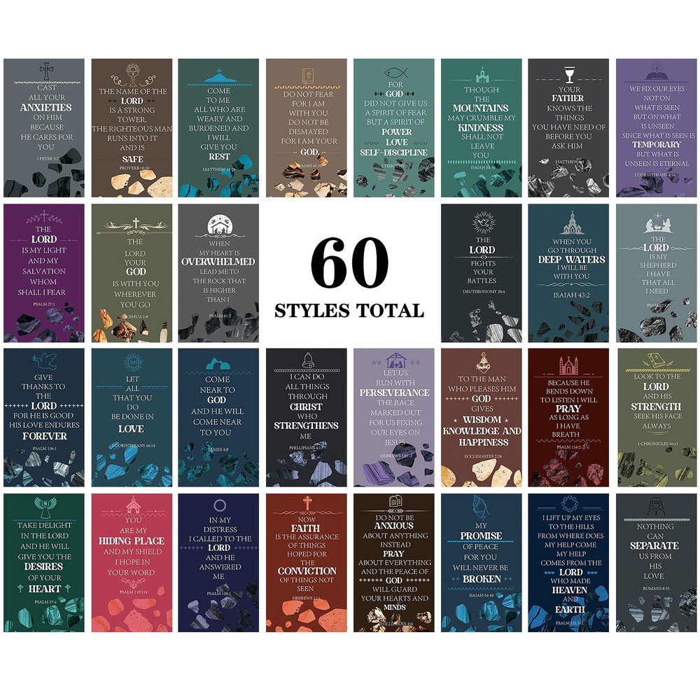 240 Pcs Bible Verse Prayer Cards with Assorted Bible Verses for Students Friends