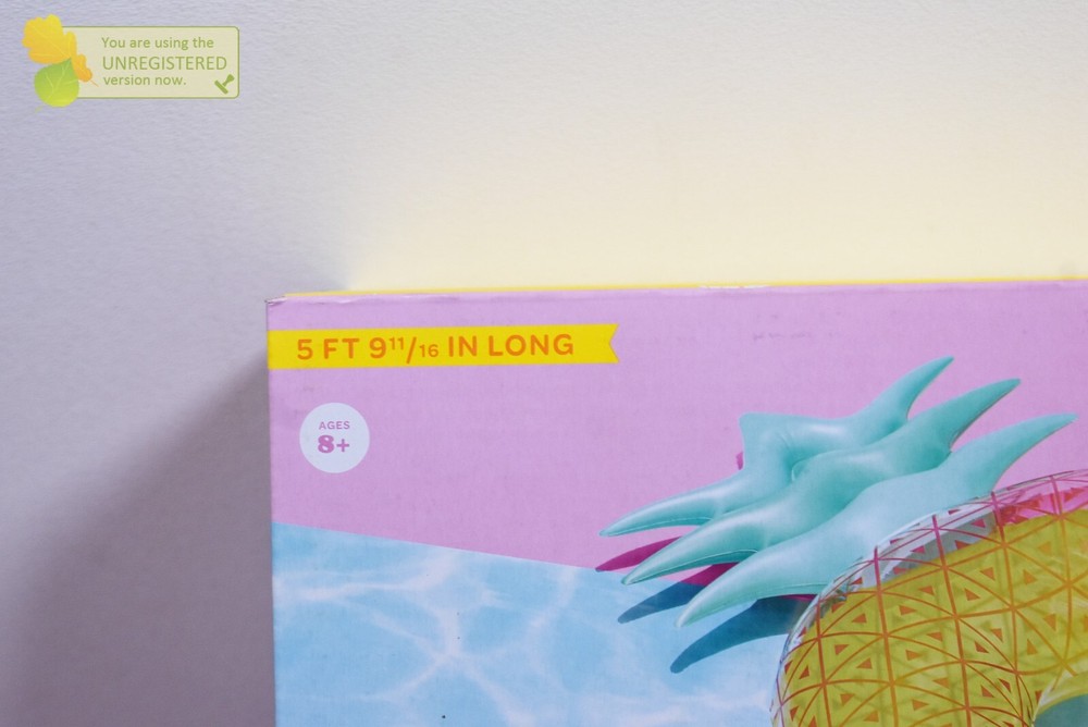 Sun Squad Inflatable Giant Pineapple Swim Pool Float Yellow