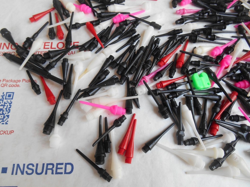 294 soft tip ASSORTED DART TIPS.