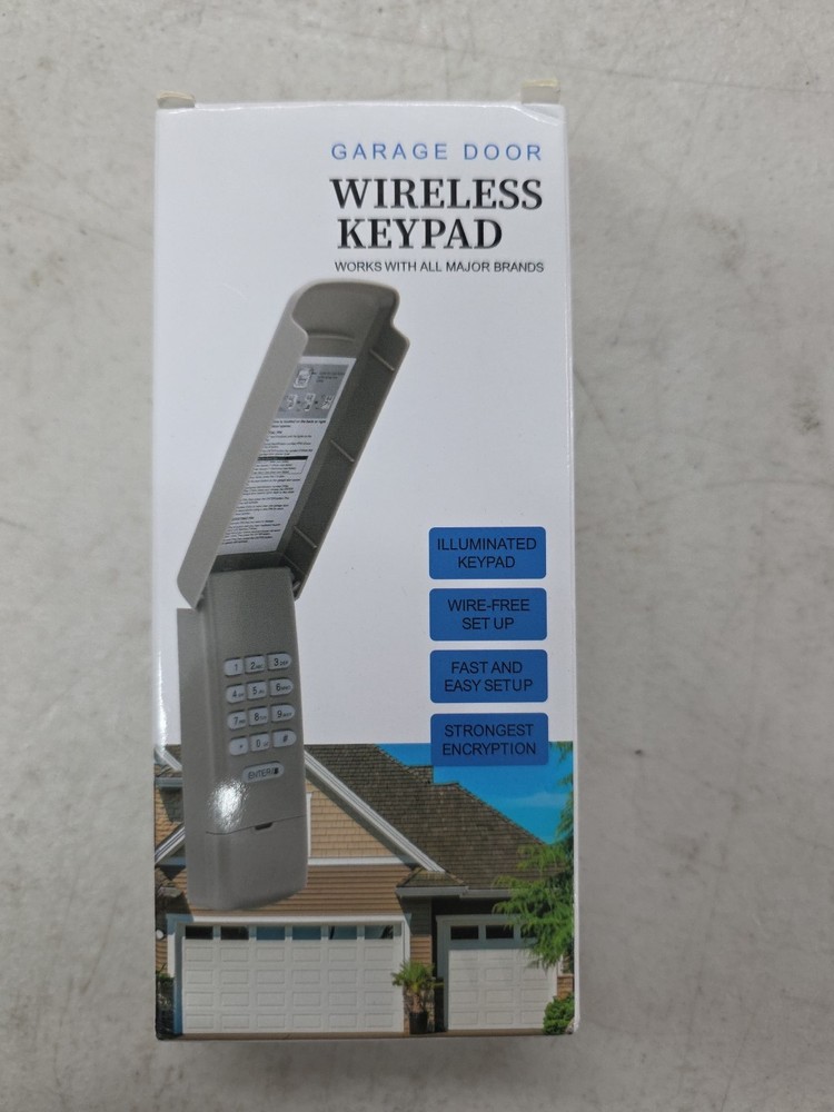 Universal Garage Door Wireless Keypad