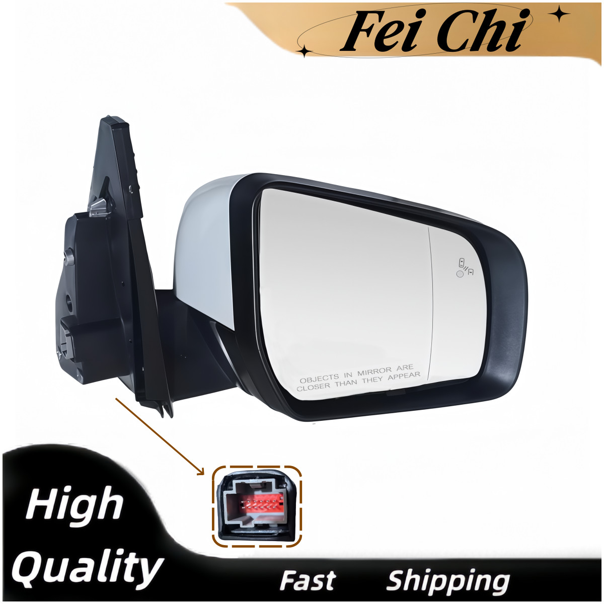 Fits For 2019-2023 Ford Ranger Folding Right Rearview Mirror KB3Z17682E
