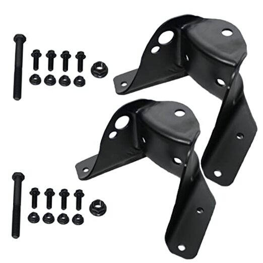 Pair 722-045 Rear Leaf Spring Hanger Forward Mounting Bracket Compatible with