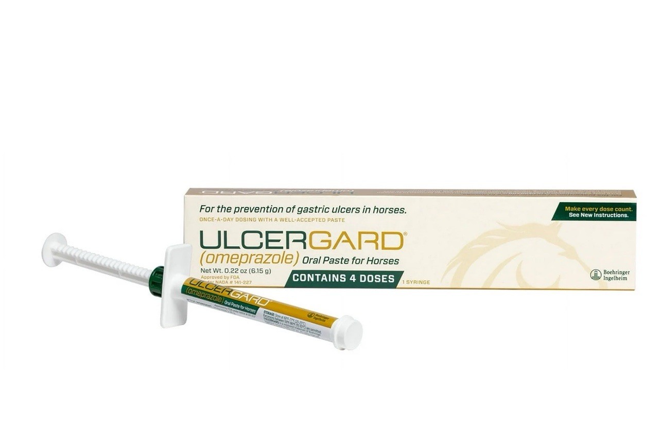 ULCERGARD Oral Paste for Horse Stomach Ulcers 22 Oz, 4 dose syringe Exp 07/2026