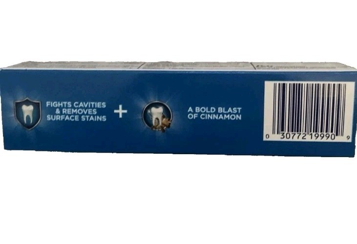 6 X CREST Plus Cinnamon Expressions CINNAMON RUSH + Whitening Toothpaste 2.3 oz.