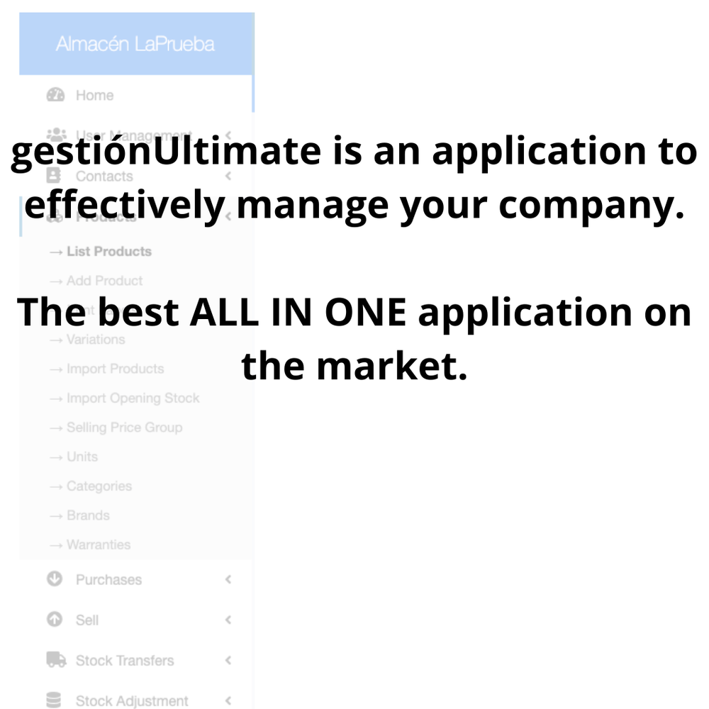 Gestiónultimate - Barcode Generator and Management.