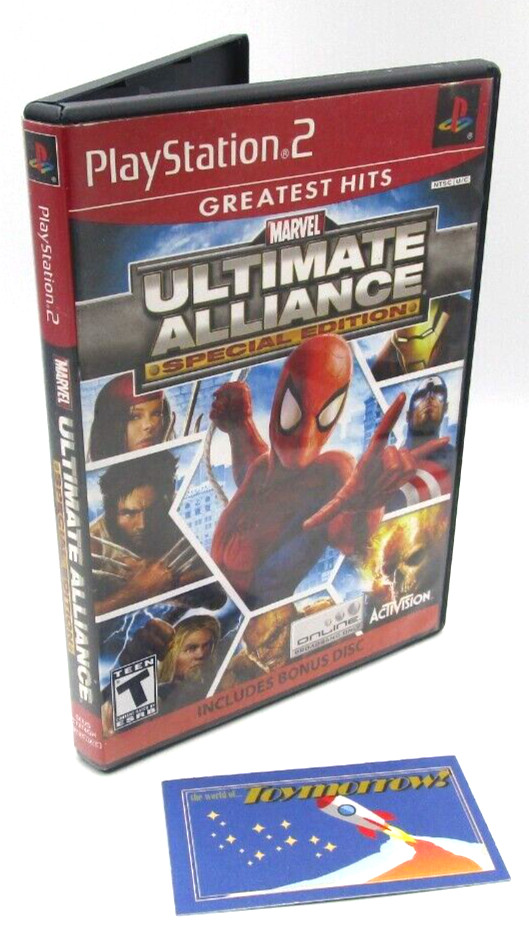 Sony PlayStation 2 PS2 Marvel Ultimate Alliance Special Edition EMPTY Case