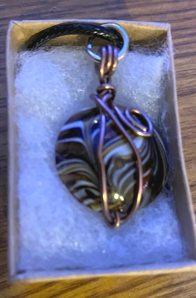 Swirl Color Necklace Pendant