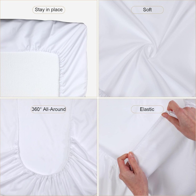 Pack Bedding Twin Fitted Sheets Bulk Fitted Twin Size Bottom Sheets