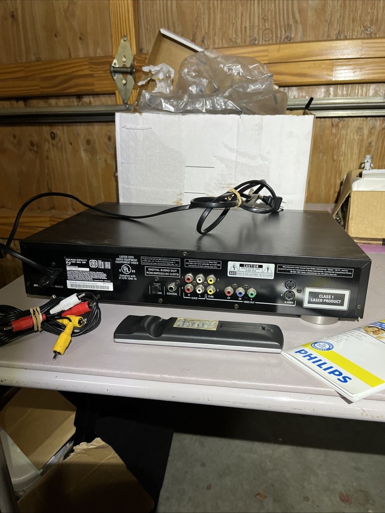Philips DVD/Video CD/CD Player Model DVD751 With Remote DVD 751/171