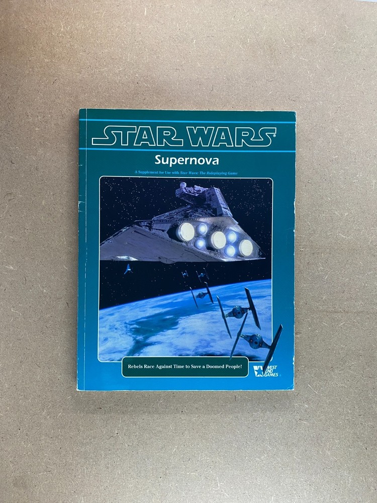 Star Wars  Supernova RPG/WEG Very Good Condition