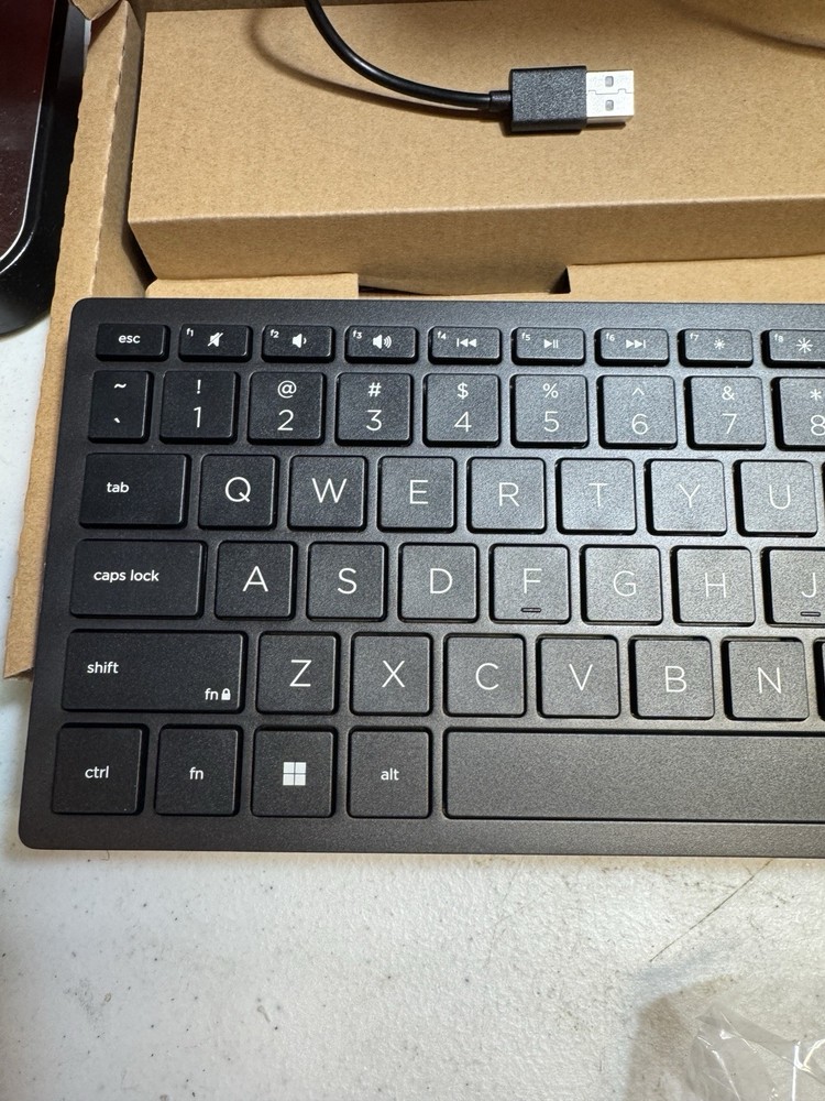 HP 310 Black Wired KB MS Combo US Keyboard Only USB-C.