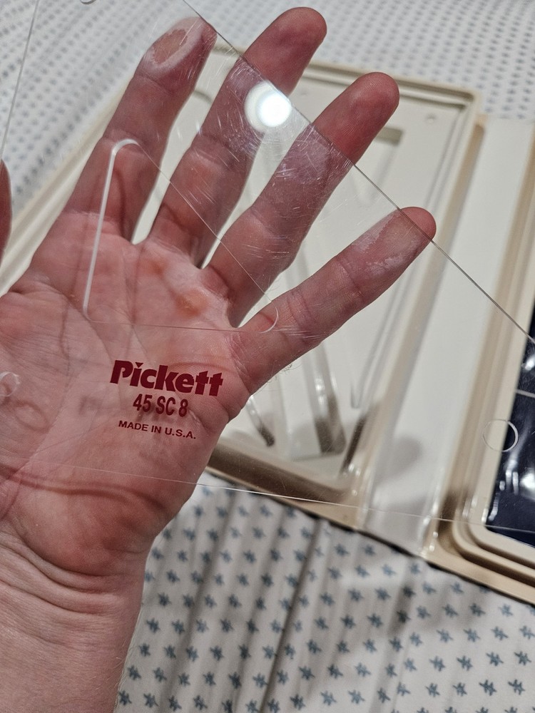 Vintage Pickett 1503 NC Drafting Tools ( Incomplete Set) *READ