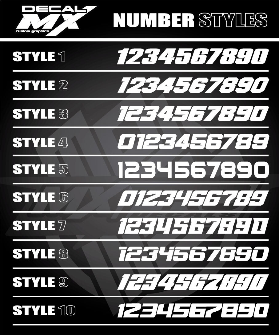 FITS YAMAHA YZ250F (2014-2018) YZ450F (2014-2017) graphic kit decals stickers