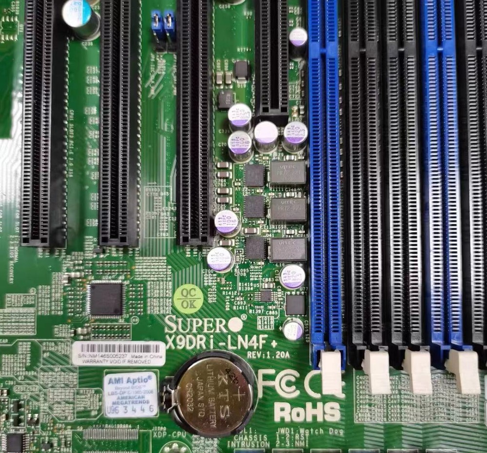 For X9DRI-LN4F+ server motherboard