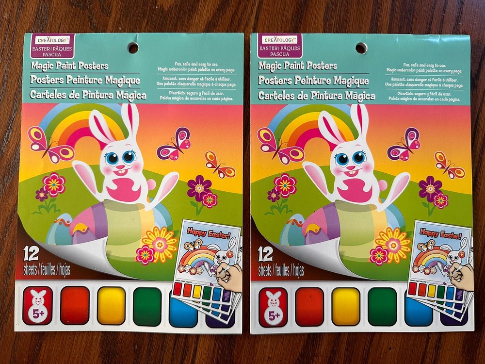 2 Creatology Easter Magic Paint Posters-23 Posters 1 Missing