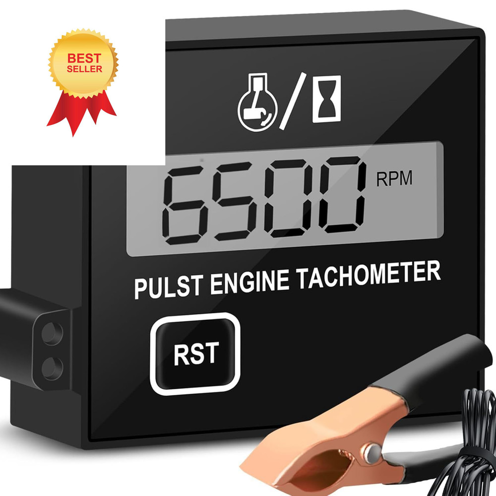Digital Chainsaw Tachometer Small Engine Display Pulse W1