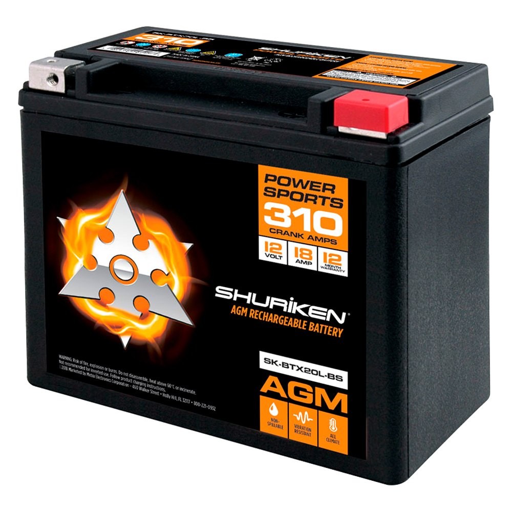 Metra SK-BTX20L-BS AGM Battery