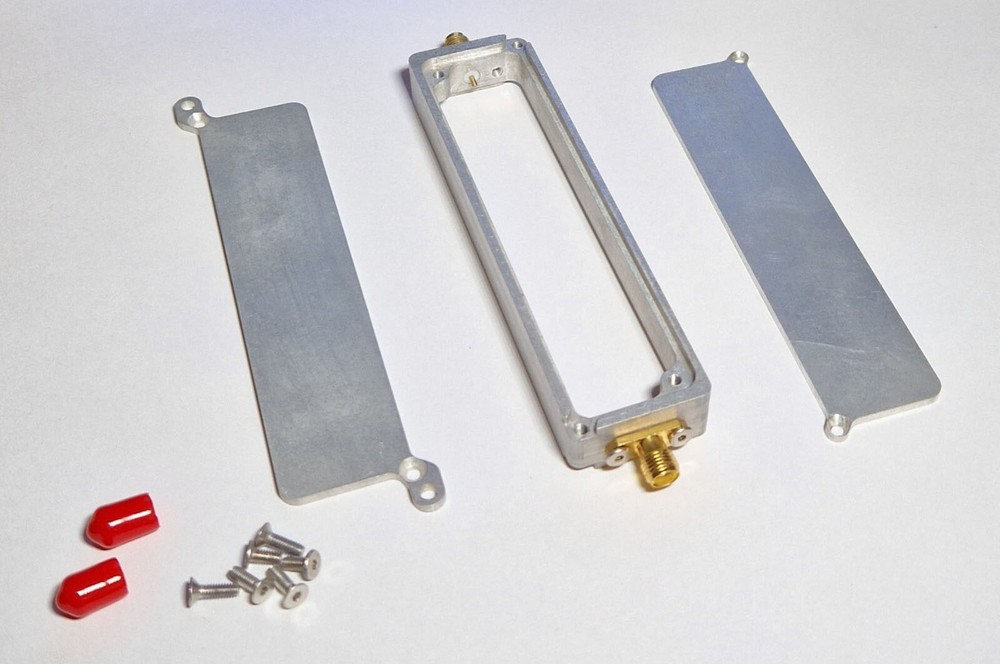 Aluminum shielded RF Enclousure Module with SMA Connectors