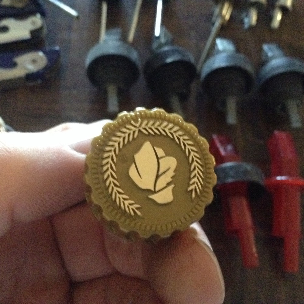 Assorted bar pour spouts, caps and openers
