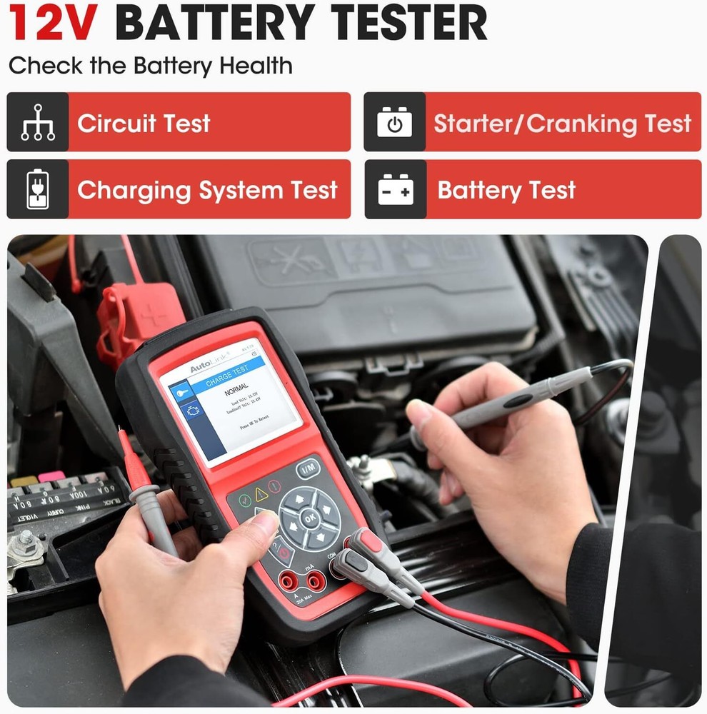 Autel AutoLink AL539B Electrical Battery Tester OBD2 Code Reader Diagnostic Tool