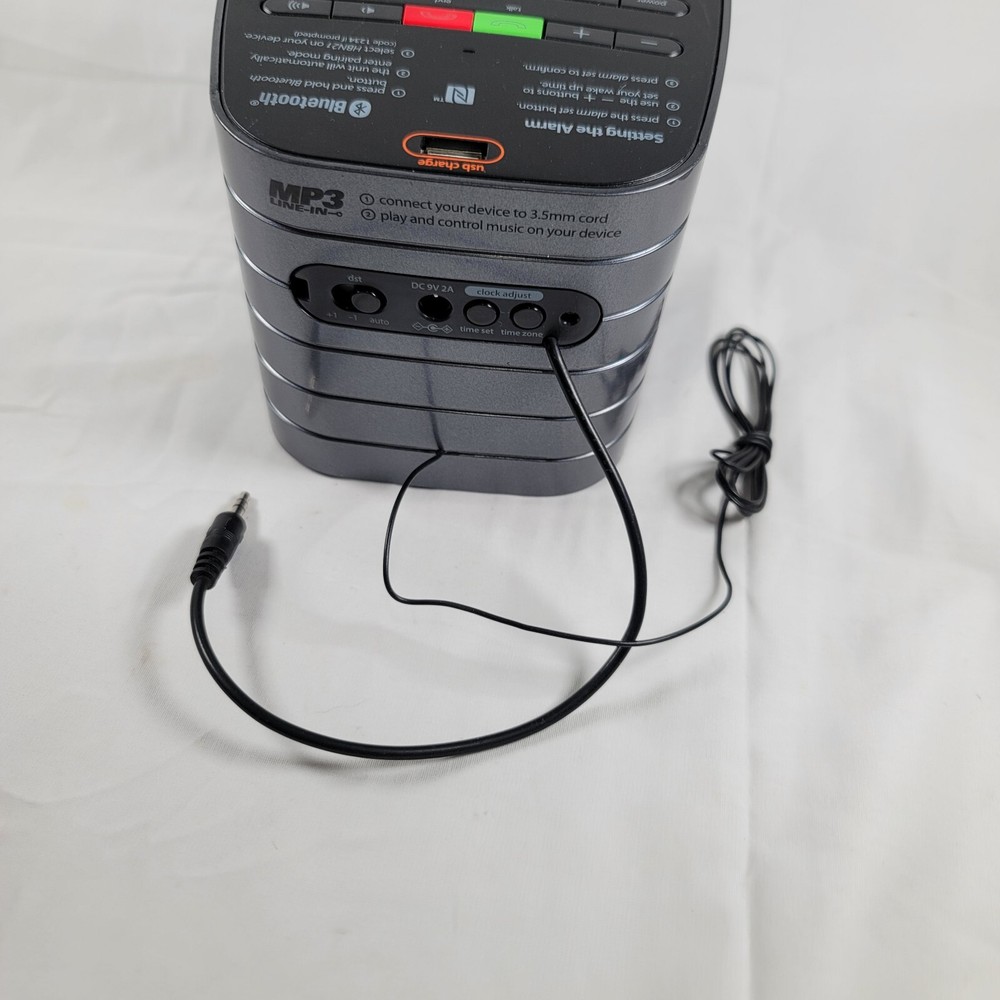 Used iHome model HBN21 Bluetooth Alarm Clock