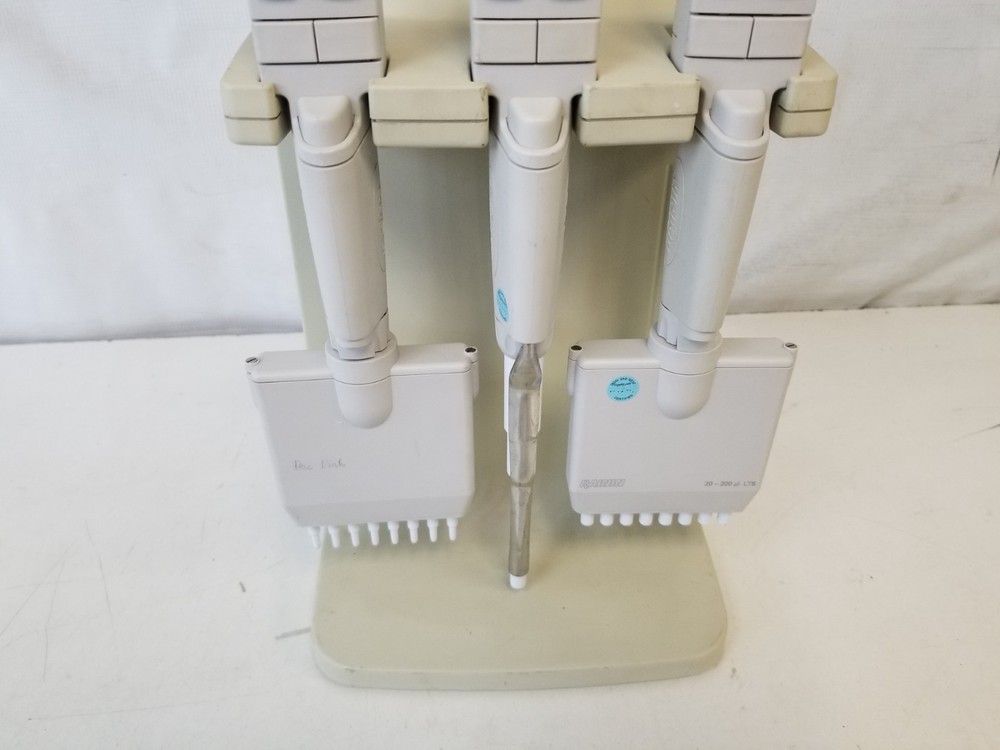 Rainin E3 Rapid Charge Stand + EDP3-Plus Pipettes