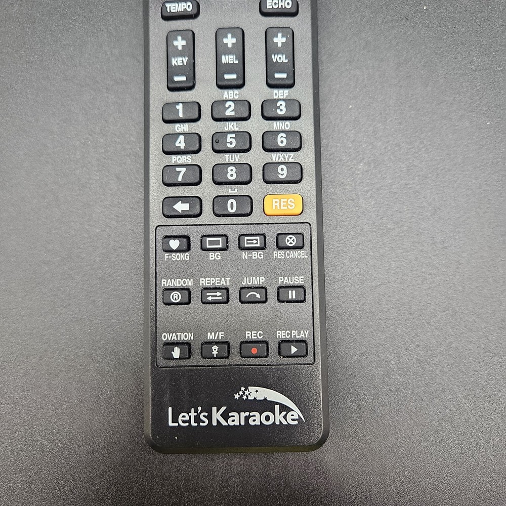 Original OEM Let's Karaoke System Magic Sing Remote Control Tested Working