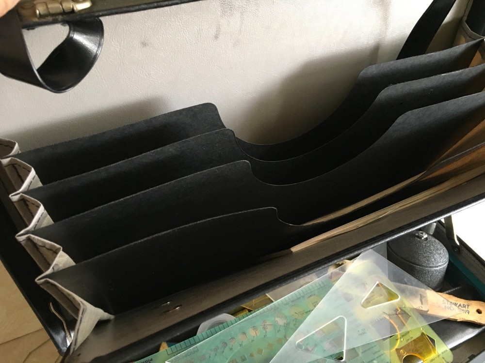 Professional Drafting Tools with Black carrying case and many tools