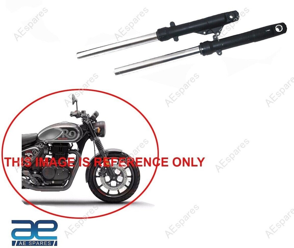 Front Fork Assembly Left & Right Shocker For Royal Enfield Hunter 350cc AES