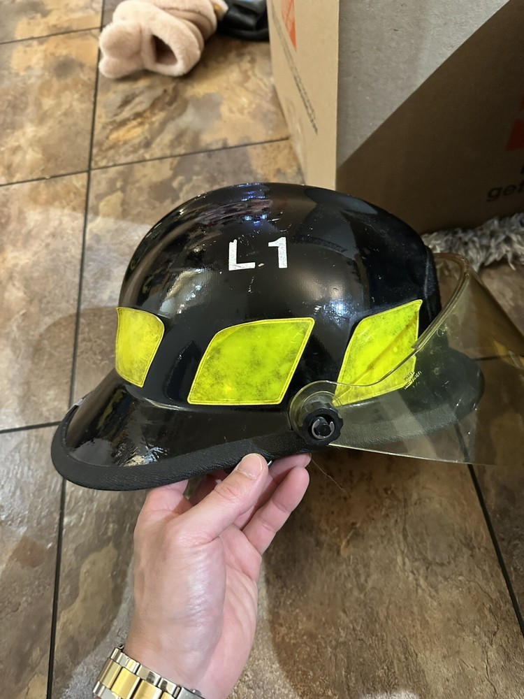 Cairns & Brothers fire helmet
