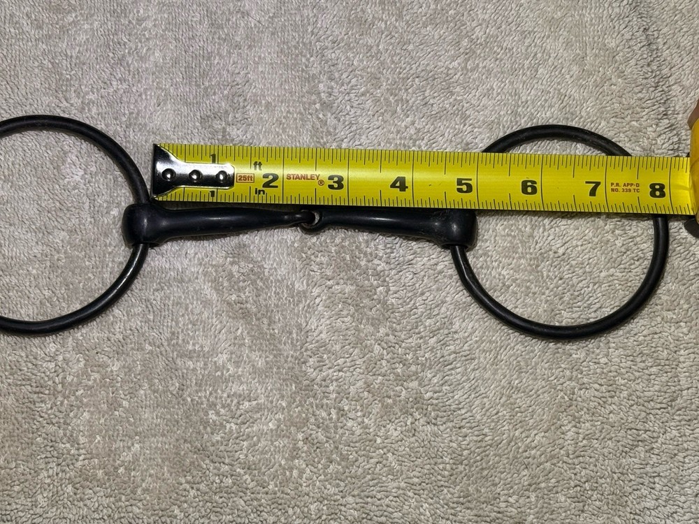 Snaffle Horse Bit 4.50 Inch Loose Ring Thin Snaffle Bit