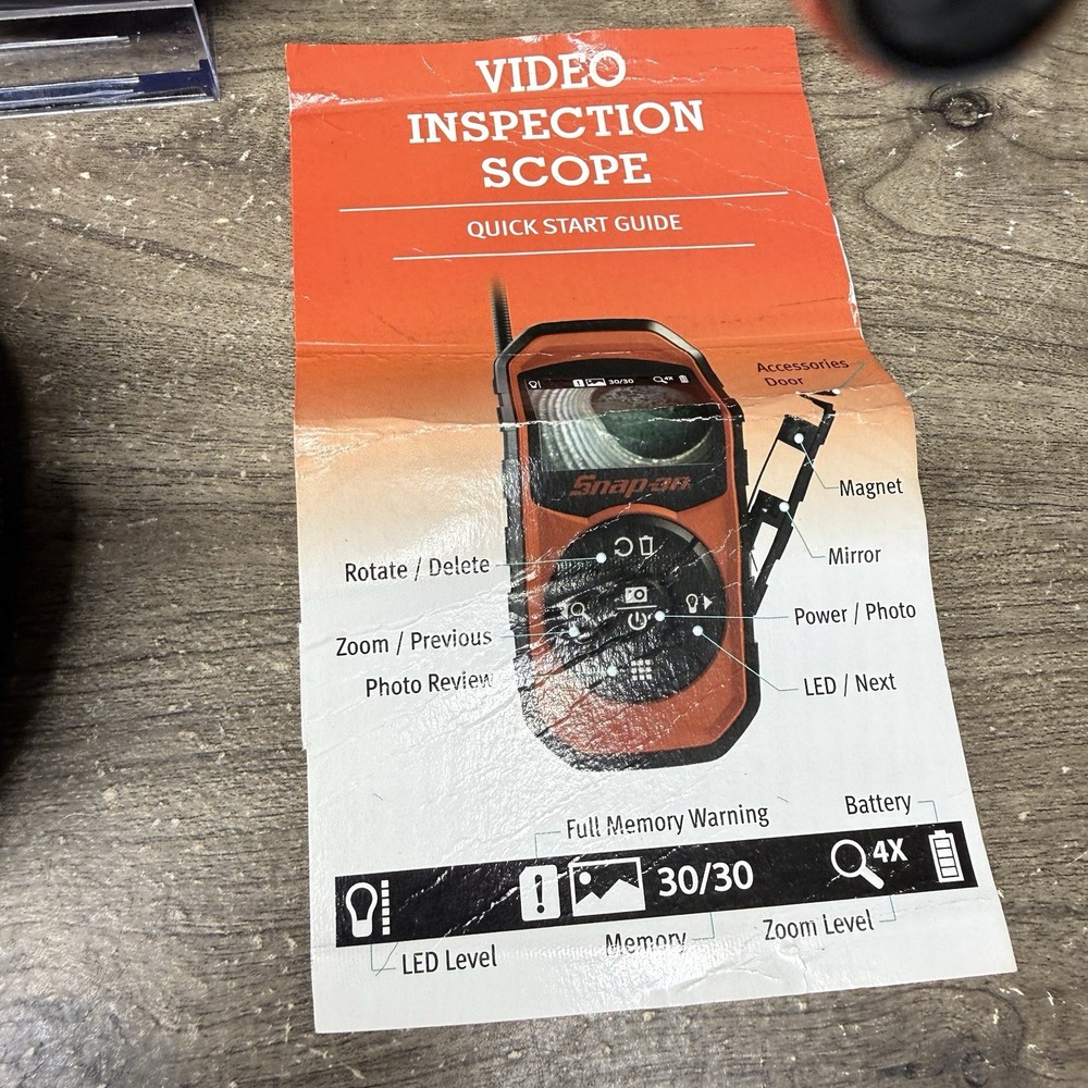 Snap-on Snap On BK3000 Digital Borescope Inspection Camera