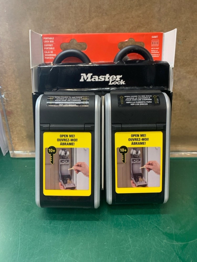 Master Lock Door Mount Combination Dials Lock Box 2pk (E10049329)